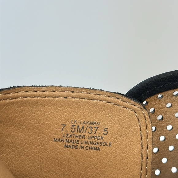 Lucky Brand Lakmen Booties Peep Toe Stacked Heel Size 7.5 - Picture 13 of 15